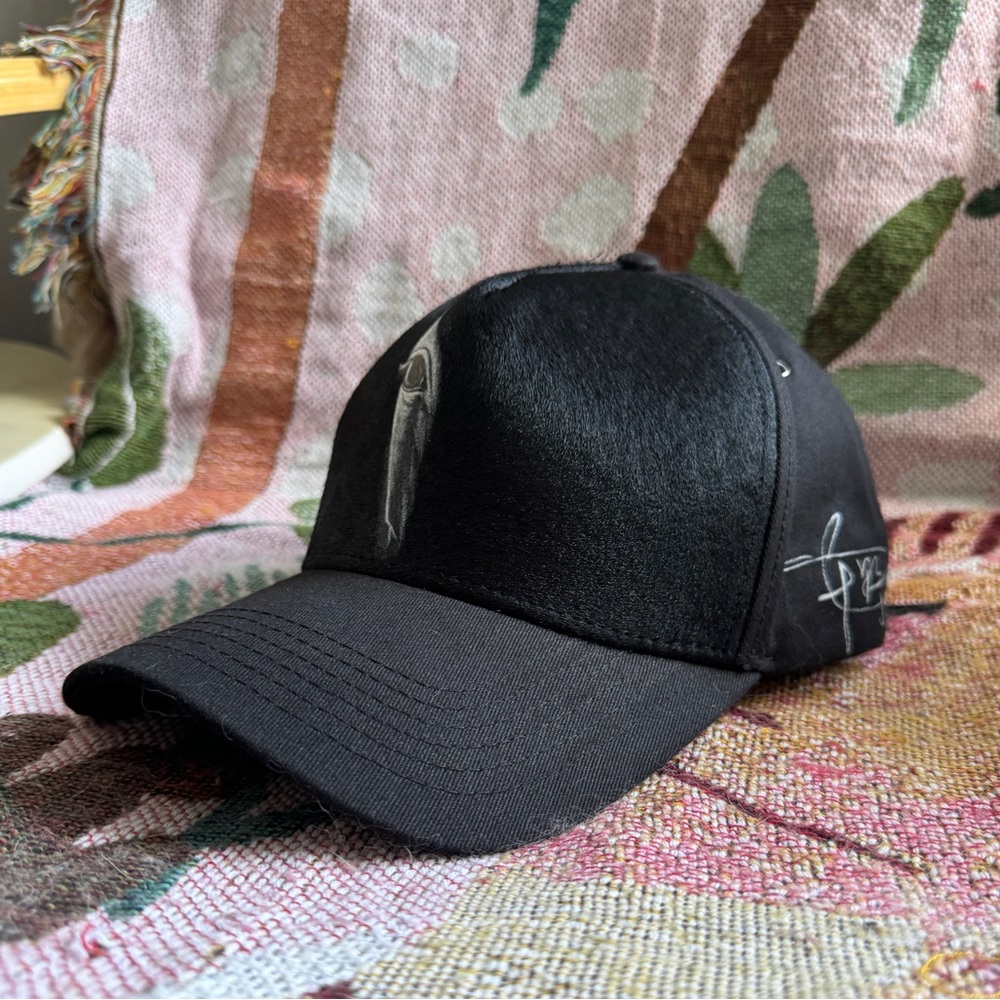 genuine Leather baseball cap